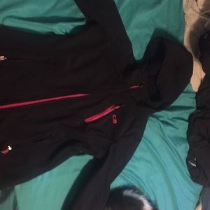 soft lined, shell jacket